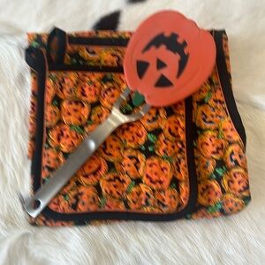 Jack O Lantern Apron & Pot Holder